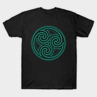 Aqua Triskele T-Shirt